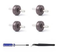 Xevtrak Kit 4 Roulettes Aspirateur Résistant à l'Usure, Pièces Détachées Essieux et Rouleaux de Remplacement, Petites Roues de Rechange Compatibles avec Dyson V6 V7 V8 V10 V11, Tournevis Inclus