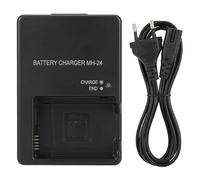 Xevtrak MH-24 Chargeur de Batterie pour Nikon EN-EL14, MH-24 Battery Compatible Appareil Photo Reflex Alimentation Secteur avec Protection Surcharge, Chargeur Portable P7000 D3100 D3200 D5100
