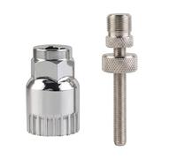 Xevtrak Outil Démontage Boitier de Pédalier 24 mm, Outil Réparation Boîtier Pédalier Acier Carbone, Extracteur Pedalier Cannelé 20 Dents, Extracteur Velo VTT Arbre Carré Compatible avec Shimano