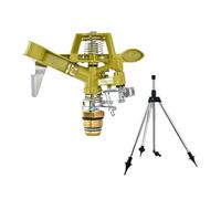 XExcellent Material : Made of ABS and Iron, Durable Leak-Proof,This Sprinkler Can Withstand Harsh Weather Conditions and Last for Years. The Stainless Steel Nozzle Prevents Leakage, R