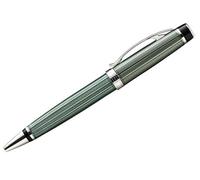Xezo Incognito stylo à bille à mécanisme tournant, pointe moyenne. Laque orange sunstone avec placage de platine pur. Fabriqué à la main, édition limitée, numéroté