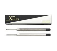 Xezo Lot de 2 recharges pour stylo bille pointe moyenne fine Noir (modèle : 930-M)
