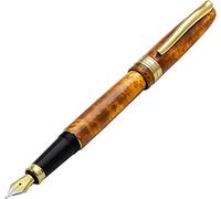 Xezo Phantom Autumn Stylo plume à pointe fine émaillé à la main Plaqué or 18 carats