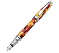 Xezo Urbanite Stylo-plume sérigraphié style rétro Rouge Taille M