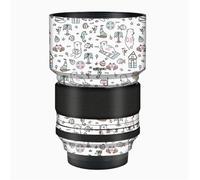 XF 56 1.2 Autocollant de protection du corps de l'objectif,film rond en vinyle,peau de décalcomanie,manteau de protection pour Fuji XF 56mm F1.2 R XF56 XF56MM - Type C