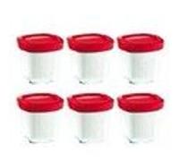 Xf100501 - 6 pot couvercle rouge yaourtiere seb G