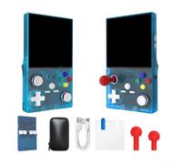 XF40V Console de jeu portable HD de 10,2 cm avec WiFi, console portable open-source vibrante multijoueur ForPSP ForGBA Gaming (bleu)