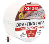 Xfasten Artisan Grade brouillon Bande, 1/5,1 cm X 54,9 m, Lot de 6 pour dessin et arts & Crafts