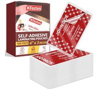 XFasten Lot de 100 pochettes de plastification pour cartes de visite 10,2 x 7,6 cm