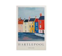 XFATGIA Hartlepool Poster sur toile pour chambre à coucher, bureau, chambre, cadeau 40 x 60 cm