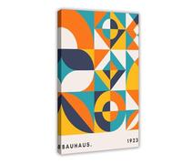 XFATGIA Poster Bauhaus sur toile pour décoration de chambre à coucher, bureau, chambre, cadeau, 60 x 90 cm