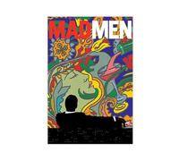 XFATGIA Poster Mad Men sur toile pour décoration de chambre à coucher, bureau, chambre, cadeau 20 x 30 cm