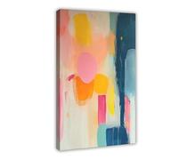 XFATGIA Poster mural unique et coloré sur toile pour chambre à coucher, bureau, chambre, cadeau 30 x 45 cm