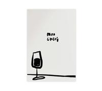 XFATGIA Poster sur toile Mon Cheri pour décoration de chambre à coucher, bureau, chambre, cadeau 20 x 30 cm