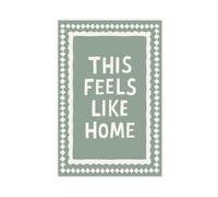 XFATGIA Poster sur toile « The Feeling of Home Is Like A Print, The Feeling of Home Is Like A » - Décoration pour chambre à coucher, bureau, chambre - Cadeau - 20 x 30 cm