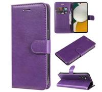 XFDSFDL® Cas de pour Samsung Galaxy A05s SM-A057 (6,7 Pouces) PU Cuir Housse avec Flip Coque Support Magnétique Fermeture Portefeuille Étui de Protection Violet