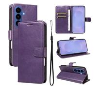 XFDSFDL® Cas de pour Samsung Galaxy S26+ SM-S947 (6,7 Pouces) PU Cuir Housse avec Flip Coque Support Magnétique Fermeture Portefeuille Étui de Protection Violet