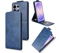 XFDSFDL® Cas de pour Samsung Galaxy S26 Ultra SM-S948 (6,9 Pouces) Verticale PU Cuir Housse Haut et Bas Ouvrir Étui avec Support Portefeuille Coque de Protection Bleu
