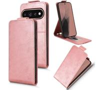XFDSFDL® Cas de pour Sony Xperia 10 VIII XQ-GH54/ XQ-GE54 (6,1 Pouces) Verticale PU Cuir Housse Haut et Bas Ouvrir Étui avec Support Portefeuille Coque de Protection Or Rose