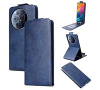 XFDSFDL® Cas de pour TCL 50 Nxtpaper/ 50 Pro Nxtpaper (6,8 Pouces) Verticale PU Cuir Housse Haut et Bas Ouvrir Étui avec Support Portefeuille Coque de Protection Bleu