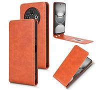XFDSFDL® Cas de pour Tecno Spark 30C kl5 (6,67 Pouces) Verticale PU Cuir Housse Haut et Bas Ouvrir Étui avec Support Portefeuille Coque de Protection Marron
