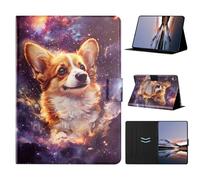 XFDSFDL® Étui pour Apple iPad 11th Gen A16 2025 (10,9 Pouces) PU Cuir Housse Flip Coque Chien Mignon Motif avec Support Portefeuille Veille/Réveil Automatique Protection Cas 05