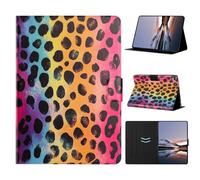 XFDSFDL® Étui pour Apple iPad 11th Gen A16 2025 (10,9 Pouces) PU Cuir Housse Flip Coque Léopard Motif avec Support Portefeuille Veille/Réveil Automatique Protection Cas 02