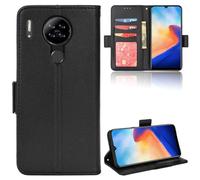 XFDSFDL® Étui pour Blackview A80 / A80s (6,21 Pouces) PU Cuir Housse Flip Coque Litchi Motif avec Support et Magnétique Boucle Latérale Portefeuille Shell de Protection Noir
