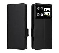 XFDSFDL® Étui pour Cubot P90 (6,88 Pouces) PU Cuir Housse Flip Coque Litchi Motif avec Support et Magnétique Boucle Latérale Portefeuille Shell de Protection Noir