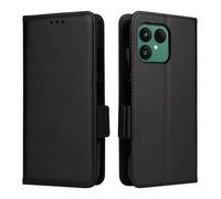 XFDSFDL® Étui pour Fairphone Gen 6 (6,31 Pouces) PU Cuir Housse Flip Coque Litchi Motif avec Support et Magnétique Boucle Latérale Portefeuille Shell de Protection Noir