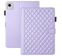 XFDSFDL® Étui pour Honor Pad X9a / X9 Pro (11,5 Pouces) PU Cuir Coque Rhombique Texture avec Support Portefeuille Protection Housse Lavande