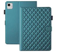 XFDSFDL® Étui pour Honor Pad X9a / X9 Pro (11,5 Pouces) PU Cuir Coque Rhombique Texture avec Support Portefeuille Protection Housse Vert Foncé