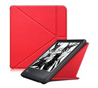 XFDSFDL® Étui pour Kobo Sage (8 Pouces) Ultra Mince PU Cuir Housse Flip Coque Cass Motif avec Pliage Multiple Stand et Veille/Réveil Automatique Protection Cas, Rouge