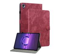XFDSFDL® Étui pour Lenovo Legion Y700 AI TB324ZC (8,4 Pouces) PU Cuir Housse Flip Coque Rétro Petit Tigre Motif avec Support Protection Cas Rouge