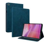 XFDSFDL® Étui pour Lenovo Tab K9 TB305FU (8,7 Pouces) PU Cuir Housse Flip Coque Grand Papillon Motif avec Built Stand Protection Cas Bleu