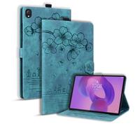 XFDSFDL® Étui pour Lenovo Tab TB-311FU (10,1 Pouces) PU Cuir Housse Flip Coque Chat Sakura Motif avec Stand Portefeuille Protection Cas Vert