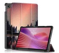 XFDSFDL® Étui pour Lenovo Tab TB-311FU 2025 (10,1 Pouces) Ultra Mince PU Cuir Housse Flip Coque Faon Motif avec Supports et Veille/Réveil Automatique Protection Cas 04