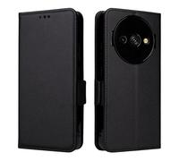 XFDSFDL® Étui pour Oukitel C59 / C59 Pro (6,88 Pouces) PU Cuir Housse Flip Coque Litchi Motif avec Support et Magnétique Boucle Latérale Portefeuille Shell de Protection Noir