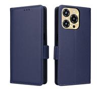 XFDSFDL® Étui pour Oukitel C69 (7,2 Pouces) PU Cuir Housse Flip Coque Litchi Motif avec Support et Magnétique Boucle Latérale Portefeuille Shell de Protection Bleu Foncé