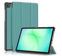 XFDSFDL® Étui pour Samsung Galaxy Tab A11+ SM-X230/SM-X236 (11 Pouces) Ultra Mince PU Cuir Housse Flip Coque Cass Motif avec Supports et Veille/Réveil Automatique Protection Cas Vert