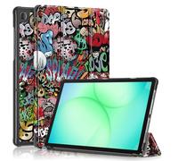 XFDSFDL® Étui pour Samsung Galaxy Tab A11+ SM-X230/SM-X236 (11 Pouces) Ultra Mince PU Cuir Housse Flip Coque Graffiti Motif avec Supports et Veille/Réveil Automatique Protection Cas 06