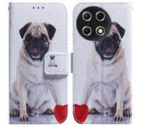 XFDSFDL® Étui pour Tecno Camon 30S/ 30S Pro (6,78 Pouces) PU Cuir Housse Flip Coque Chien Motif avec Built Stand et Magnétique Fermeture Portefeuille Protection Cas 04