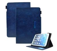XFDSFDL® Étui pour Universel 8 Pouces (Écran Taille 7,5-8 Pouces) PU Cuir Housse Flip Coque Fermeture Magnétique Concevoir avec Support Protection Cas Bleu