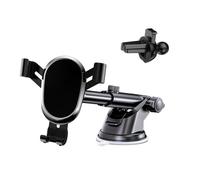 XFEU_sp Support TéLéPhone Voiture pour Nissan Pulsar, Support De TéLéPhone pour Voiture Porte Portable Rotation 360° Anti-Rayures Accessoires IntéRieur,Black-B