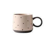 Xfeyaqlo Grande Tasse 450ml, Tasse a Cafe Vintage, Profitez De Votre Temps Libre (Amour)