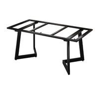 xfhTRUdrt Table Basse Industrielle(Black,100x50x73cm)