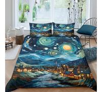 XFKLYNVCJ Bald Eagle Soaring Linge de Lit Respirante Microfibre 3 Pièces 3D Imprimée American Patriotic Parure de Lit avec Taie d'oreiller Entretien Facile for Chambre à Coucher Super King（260x220cm）