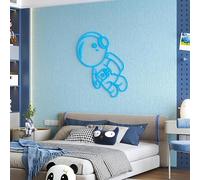 XFLHXY Autocollant Mural Isolant Thermique de 3 mm D'épaisseur - Résistant au Froid, Panneaux 3D Autocollants, Papier Peint Autocollant, Mousse PE Imperméable pour Salon(Blue)