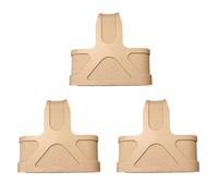 XFLHXY Extracteur de Chargeur Rapide pour Chasse Tactique M4, Boucle en Caoutchouc, Accessoires pour Airsoft et Paintball, pour Chargeurs 5,56(Brown,3pac)