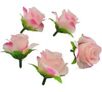 XFLSDHGD 100pcs 4cm Fleurs artificielles DIY Roses de Soie tête Artificielle Arrangements Floraux de la Plante Artificielle.